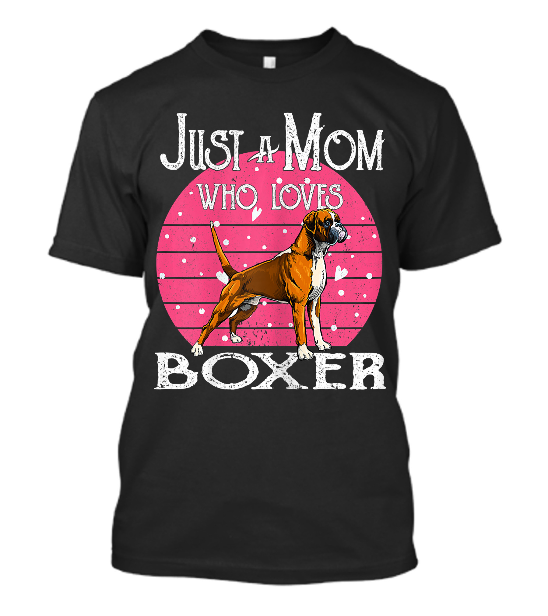 Just A Mom Who Loves Boxer T-Shirt