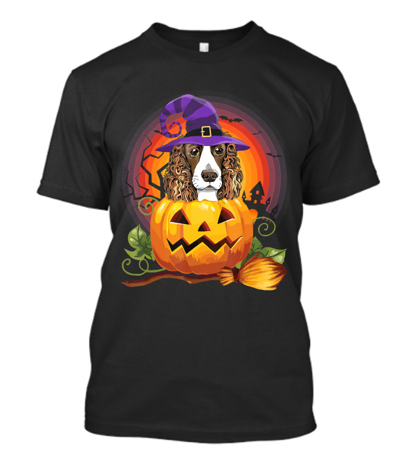 Dog Lover English Cocker Spaniel Witch Pump...T-Shirt Dog Lover English Cocker Spaniel Witch Pump...T-Shirt