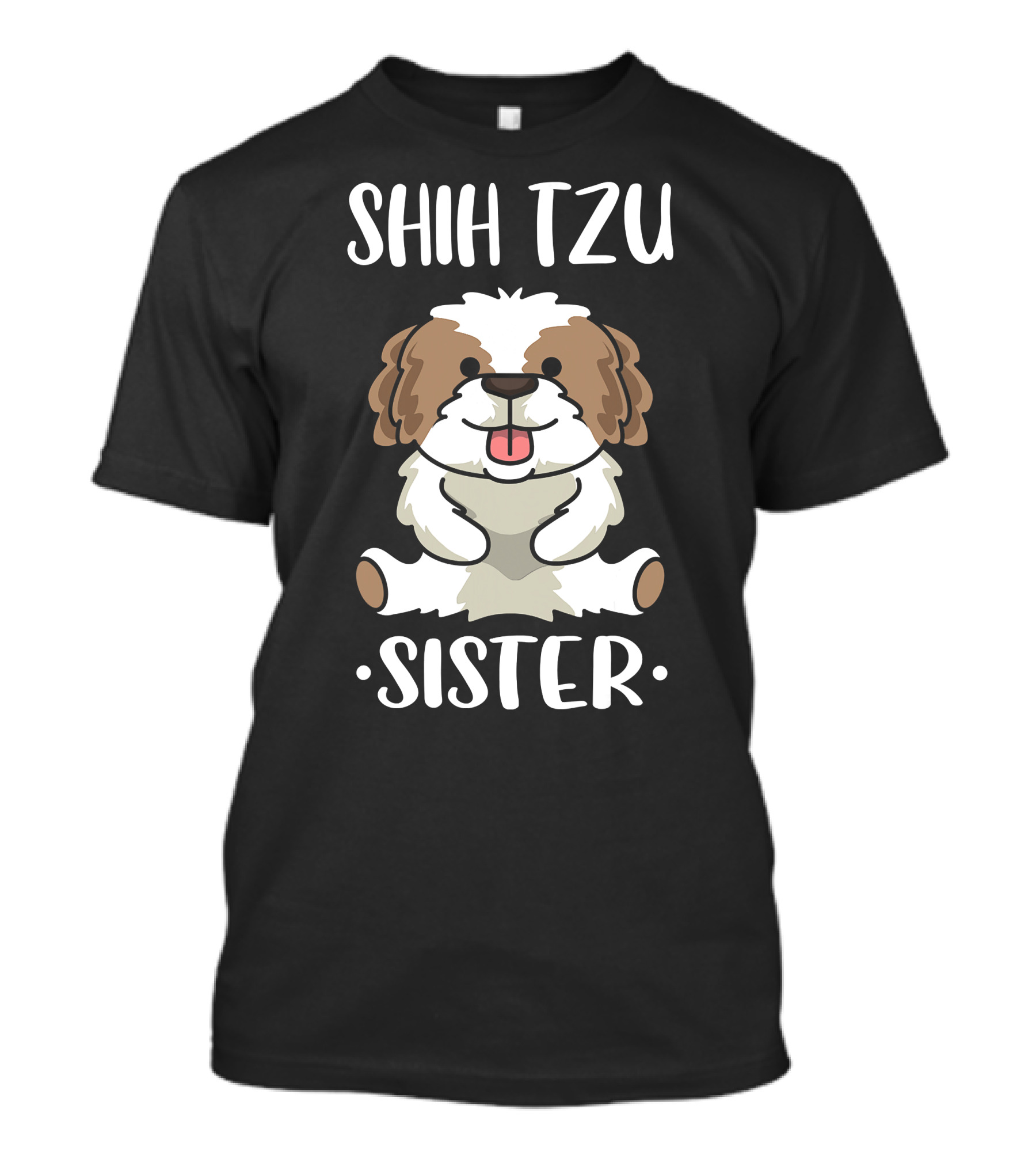 Shih Tzu Sister Long-Haired Shih-Tzu Dog Puppy T-Shirt