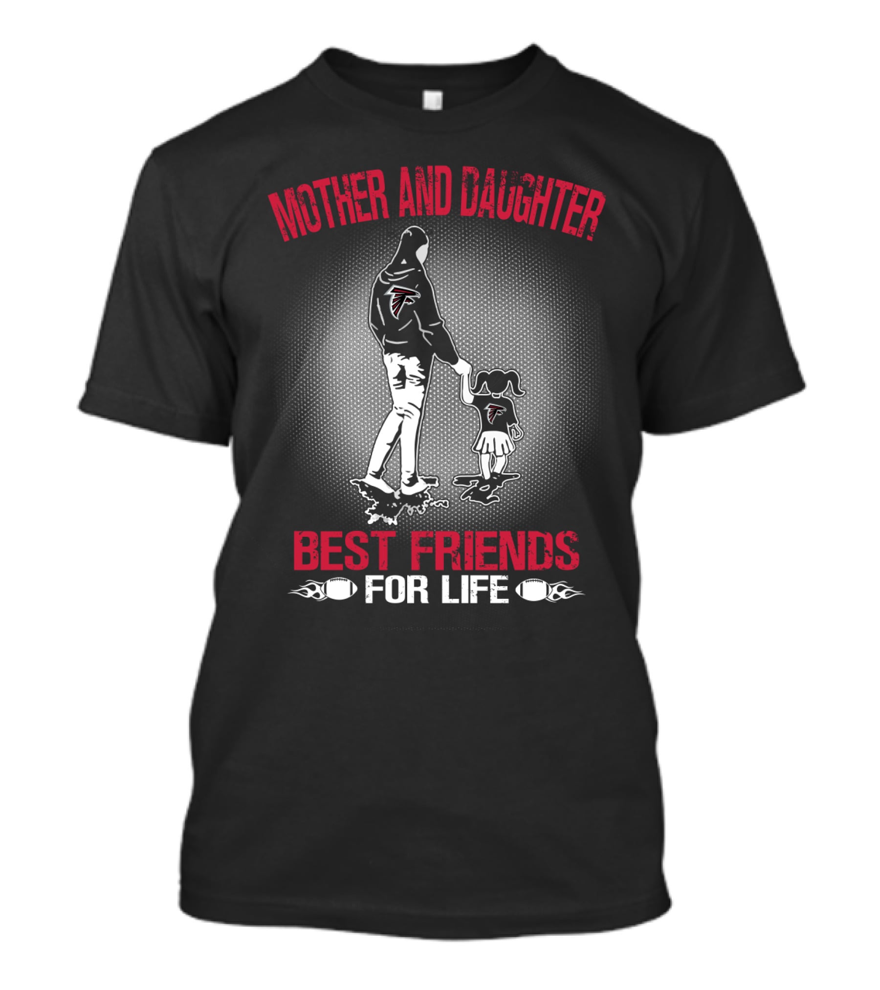 Mother And Daughter Atlanta Falcons Best Friends For Life T-Shirt