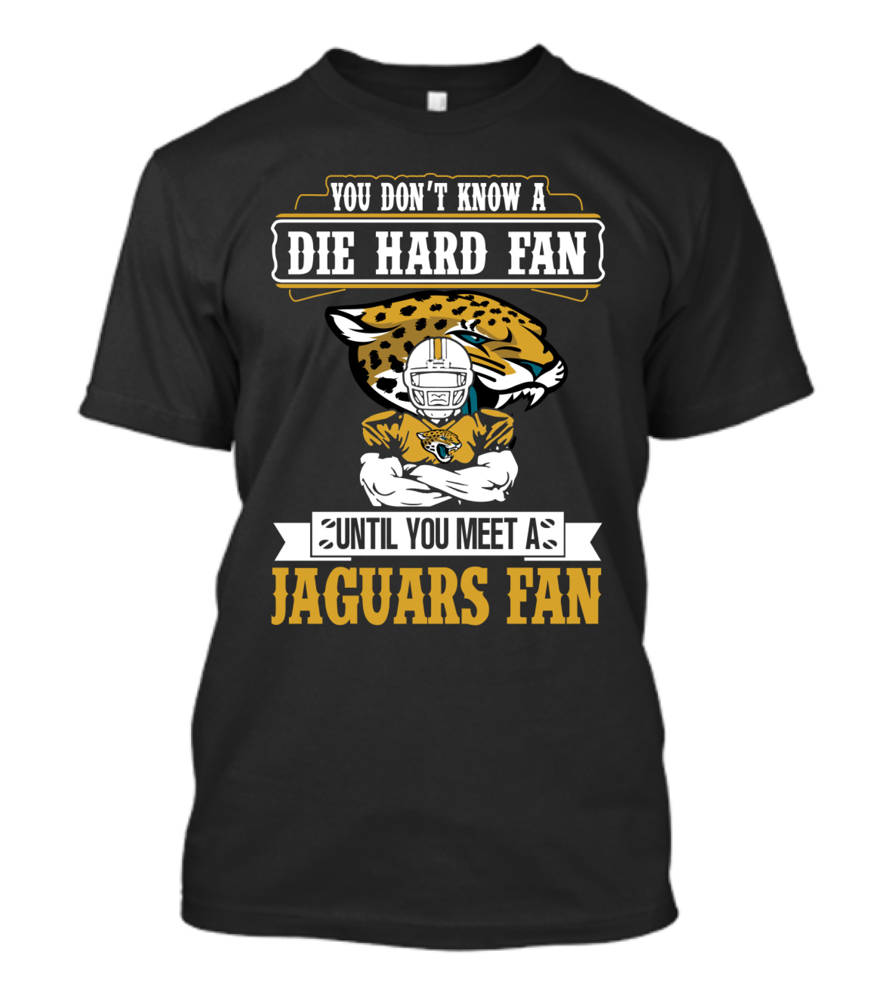 You Don't Know A Die Hard Fan Until You Meet A Jaguars Fan Jacksonville Jaguars T-Shirt