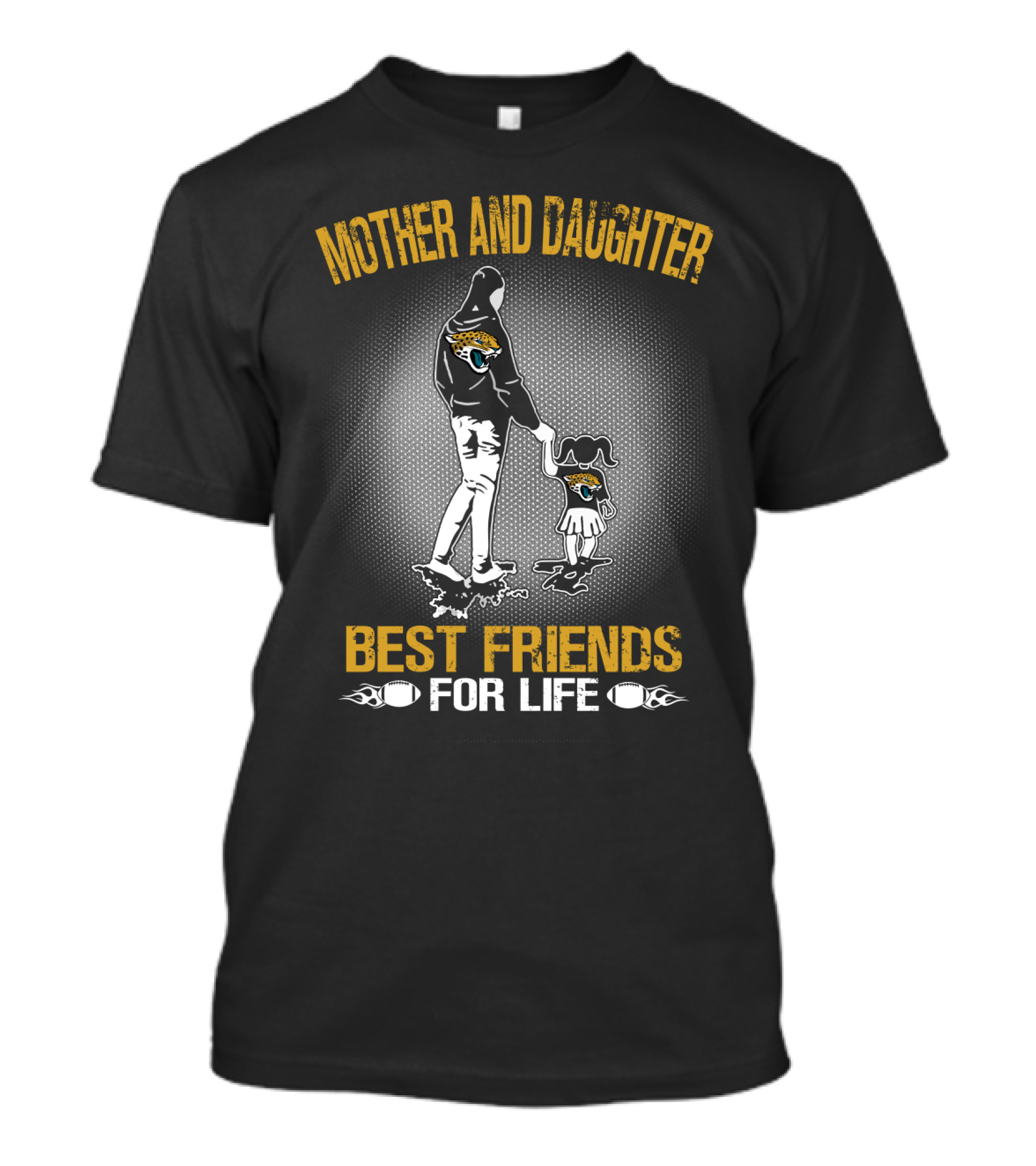 Mother And Daughter Jacksonville Jaguars Best Friends For Life T-Shirt